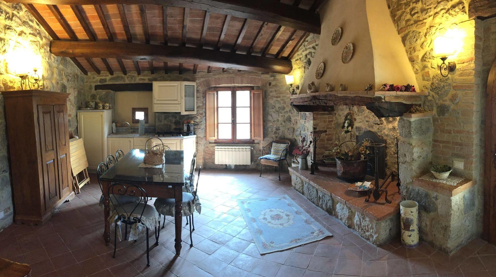La Vecchia Corte Сан-Джиминьяно Экстерьер фото